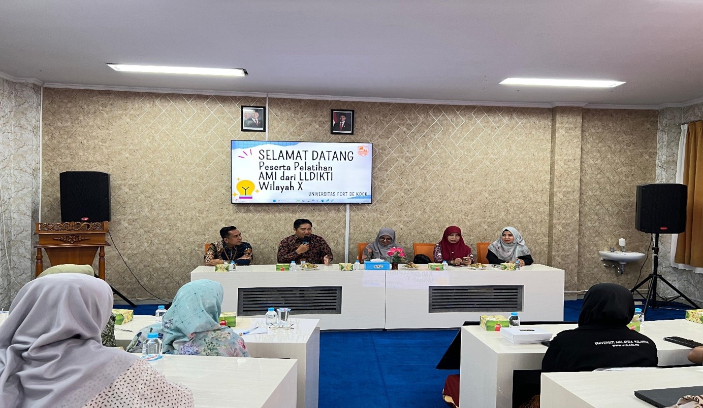 Universitas Fort De Kock Jadi Mitra Praktik Pelatihan Audit Mutu Internal (AMI)